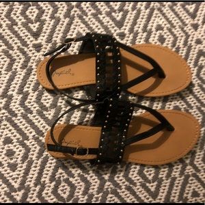 Black sandals